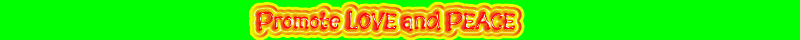 Promote Love & Peace Banner