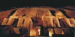 Fachada del templo de Rams�s II en Abu-Simbel XIX dinast�a.