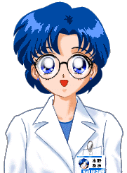 Blinking Dr. Ami with glasses!
