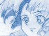 pencil on print paper. Leaf from Record of Lodoss War