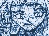 Scratch board. Looks much better in person. This scan sucks.&nbsp; Ryoko from Tenchi Muyo