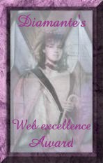 Diamante's Web Excellence Award