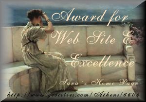 Sara's Award for Excellence