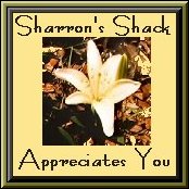 Sharron's Shack Award