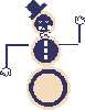 Snowman jpg file with compression 44