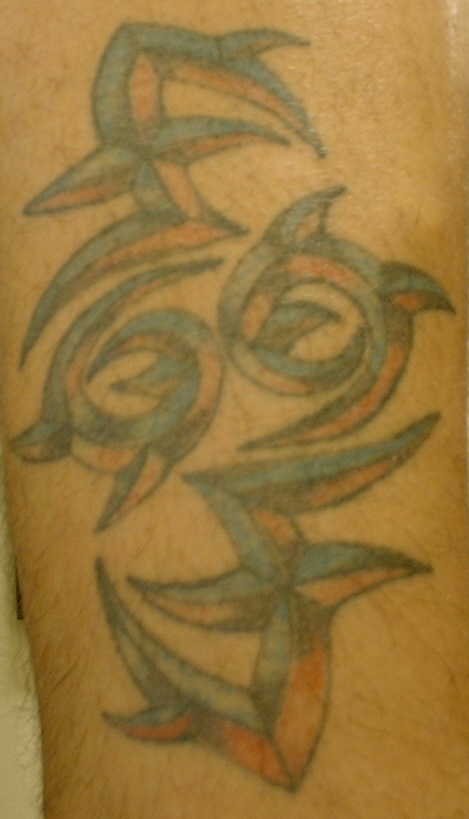 5th one and counting.&nbsp; Didn't come out great, so I will probably get it colored in some more.&nbsp; My own design to represent my sign (Cancer).