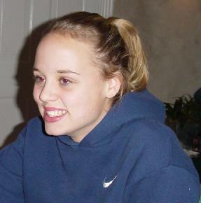 My cousin Carin (she & Hannah are twins!)