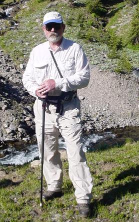Uncle John hiking in Colorado (June 2003)