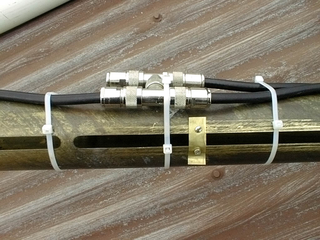 Coax feed to Aerial