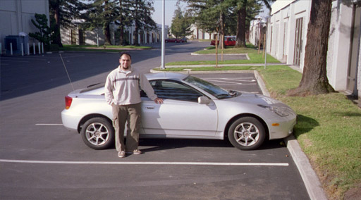 The Celica at work.