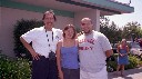 My Dad, Jenni, and me at brunch in Hanford, CA.