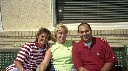 Camila, my mom, and me at brunch.