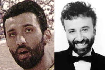 Vlade Divac and Yakov Smirnoff