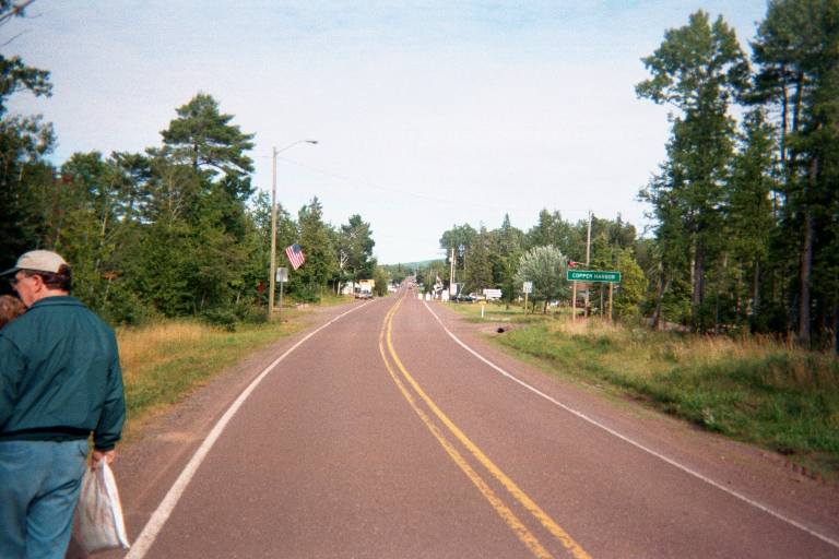 M-26 north into Copper Harbor