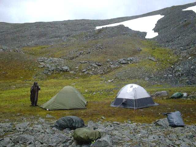 Myrvatnet teltat