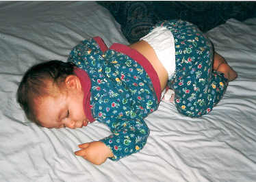 Sleeping butt up!