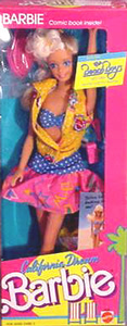 She came with hot pink (of course!) skates