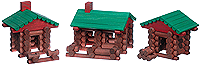 Lincoln Logs, just like Abe used to play with!