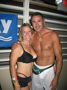 Kelli and our host Big Tom