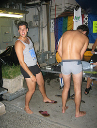 Lou and Scotty strip down