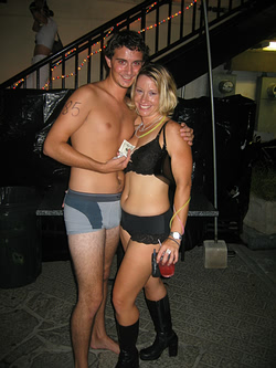 Scotty and Kel (is that a $20 he's about to put in her bra?)