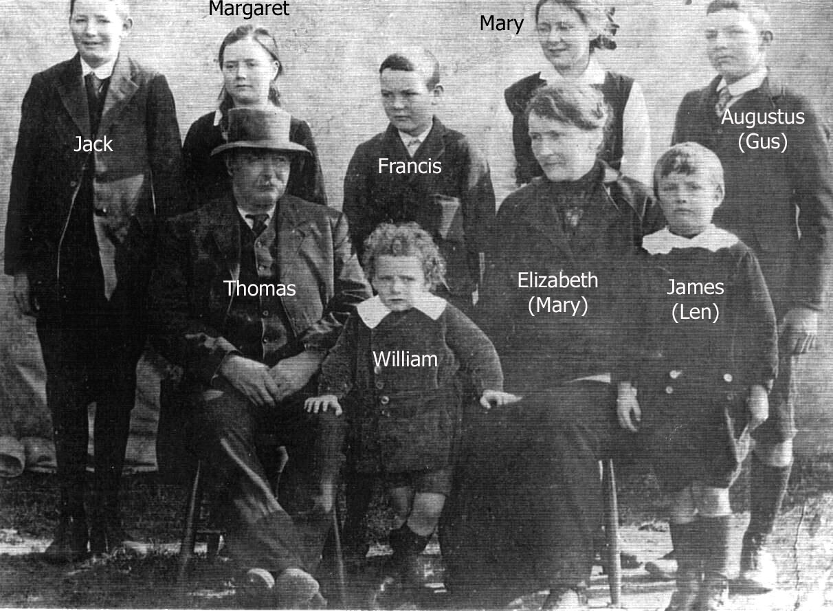 Thomas, Elizabeth Crowe & family