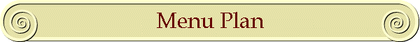 Menu Plan