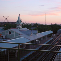 Church and Pink Sky