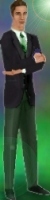 Green Accented Suit