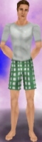 Green Accented Suit