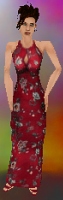 Red Floral Formal