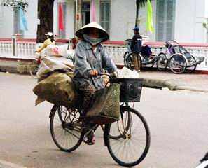 A Cyclist in Hue