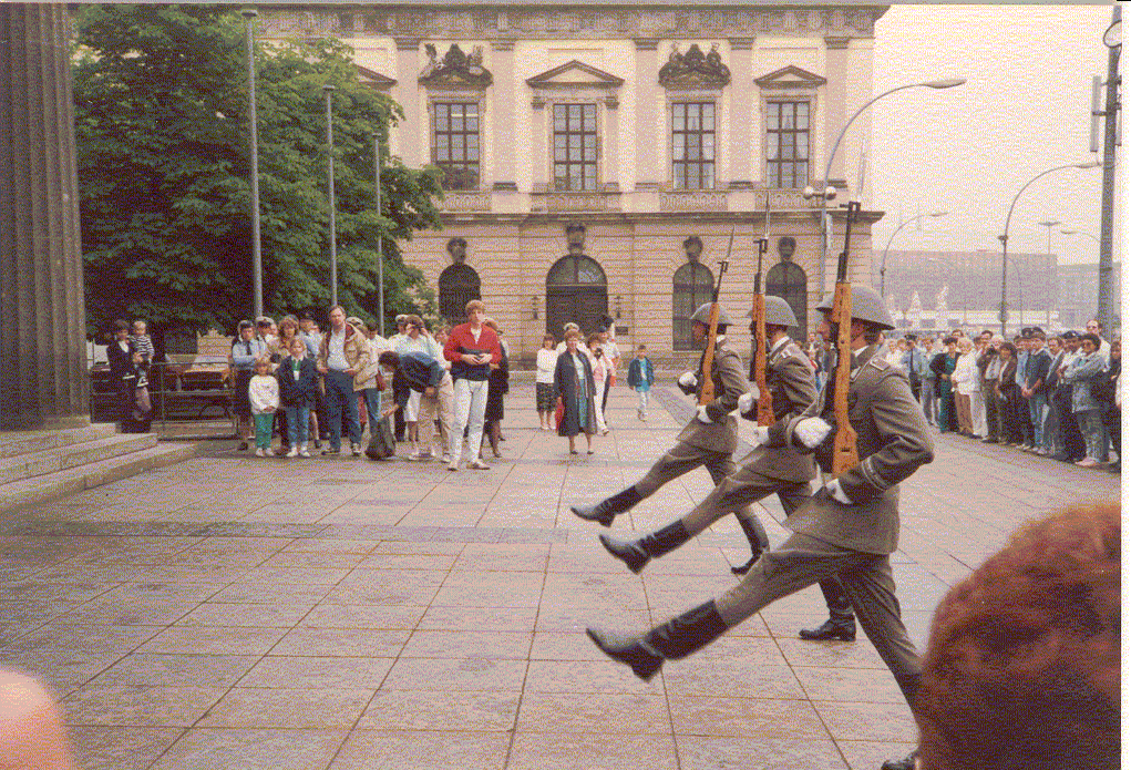 At the Bureau of Silly Walks.