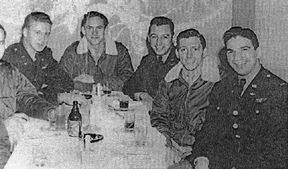 Three of the officers of the Mills crew