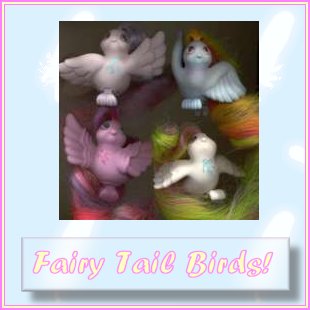 Top Row: Tinsel Tails & Tippy Tails | Bottom Row: Tickle Tails & Tu-Tu Tails