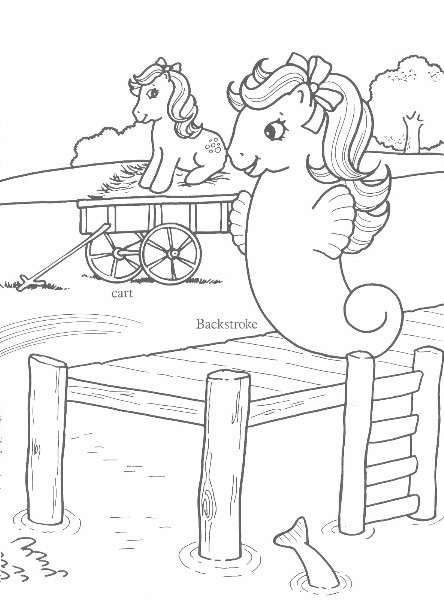Sea Pony Coloring Book 2