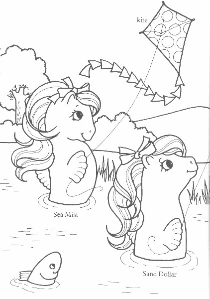 Sea Pony Coloring Book 2