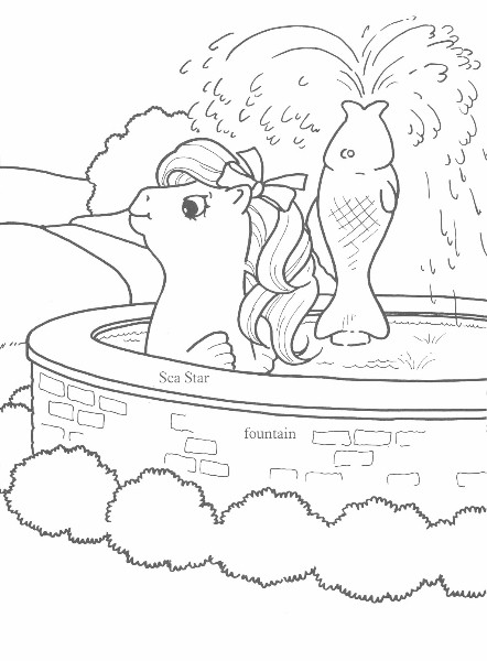 Sea Pony Coloring Book 2