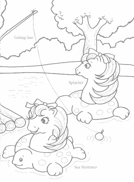 Sea Pony Coloring Book 2