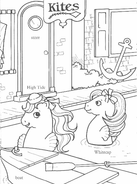 Sea Pony Coloring Book 2