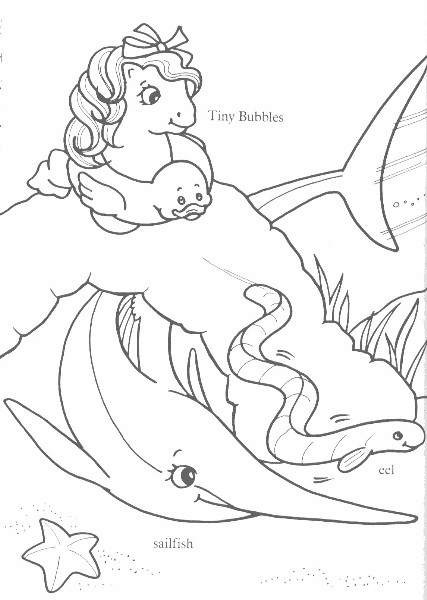Sea Pony Coloring Book 2