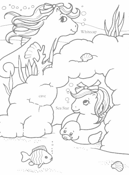 Sea Pony Coloring Book 2