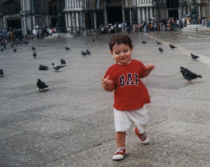in Venice (Piaza San Marco)-Sep 2000