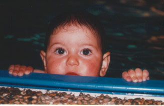 at the pool in Gedara