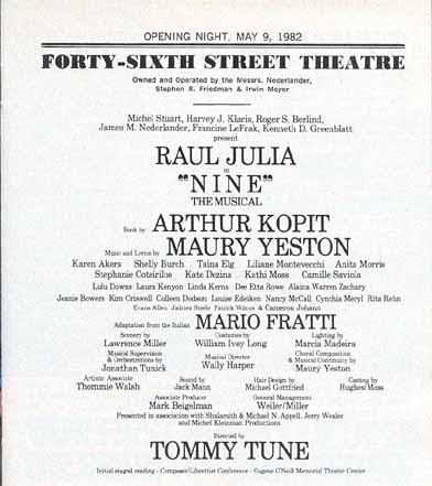 NINE Program Title Page