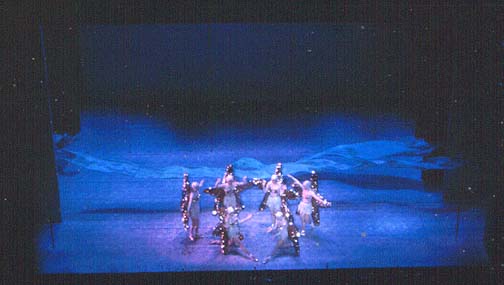Aquacade on pointe, in Starfish Costumes