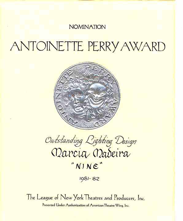 Marcia Madeira's Tony Nomination