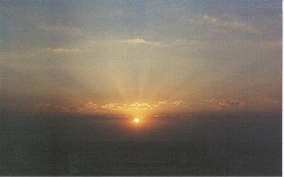 Un tramonto ed il ricordo di un bellissimo viaggio