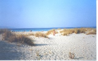 Con un mare cos�...con una spiaggia cos�...chi ve lo fa' fare di andare ai caraibi.