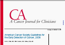 Guidelines for Early Detection of Cancer